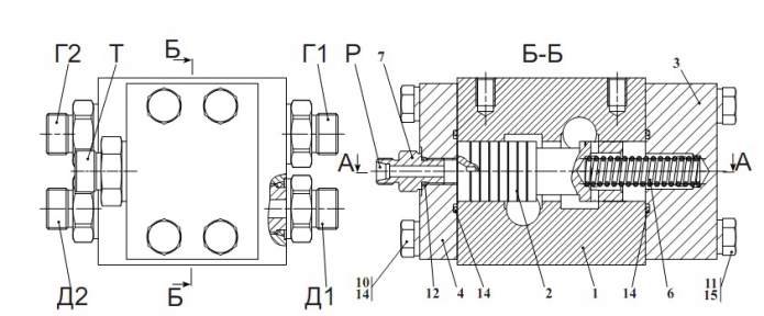 Клапан блокировки 2551(1)