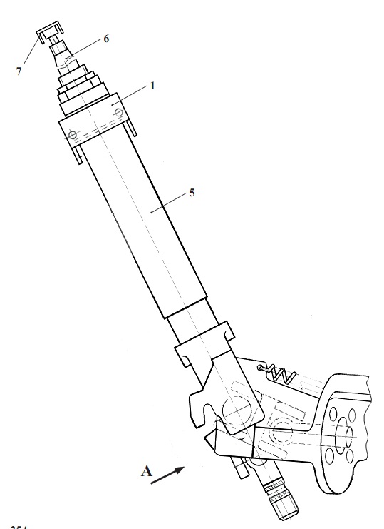 Запчасти для Амкодор 332В, 332В4, 332С4-02 в узле \"Привод гидроруля\" в ...
