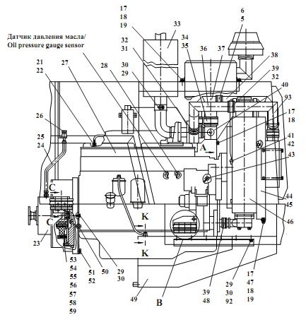 Силовая установка 352С(1)