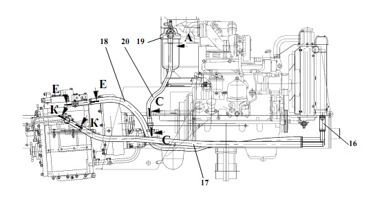 Система охлаждения ГМП 451А(1)